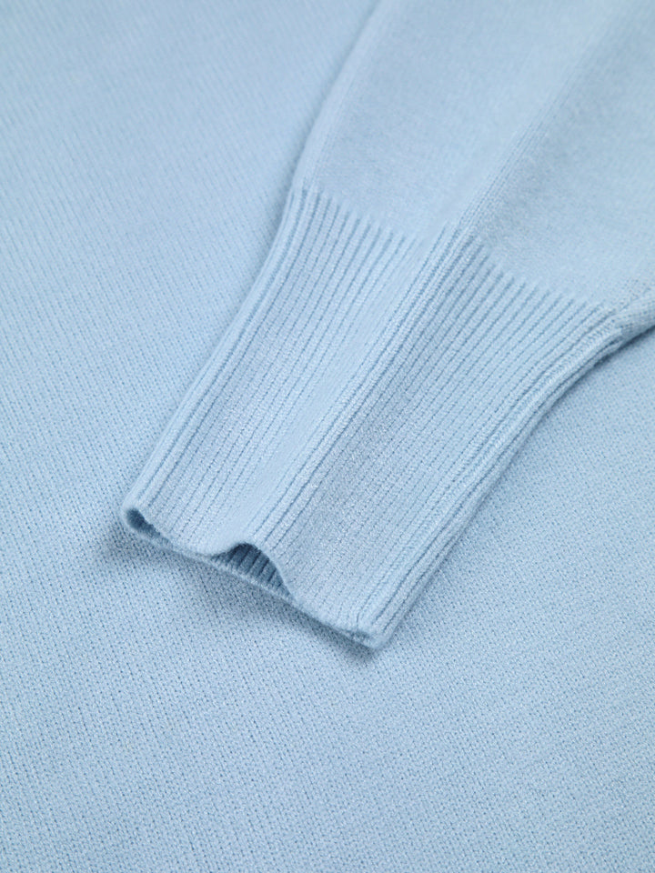 Damen-Rollkragenpullover in weiter Form