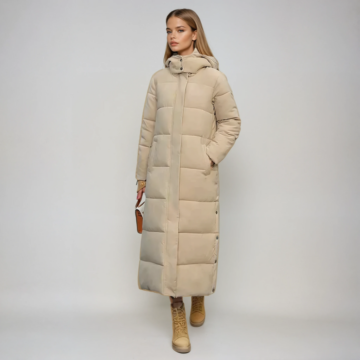 Damen-Steppmantel Winterglanz