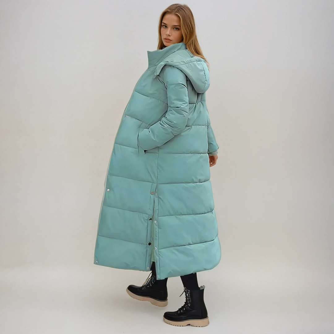 Damen-Steppmantel Winterglanz