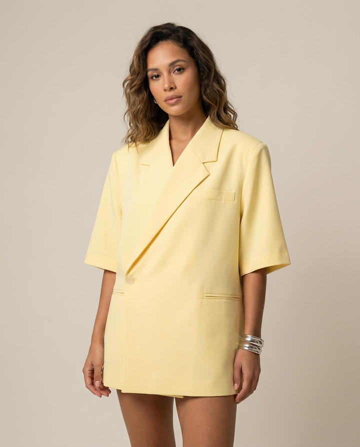 Eleganter weit geschnittener Sommerblazer