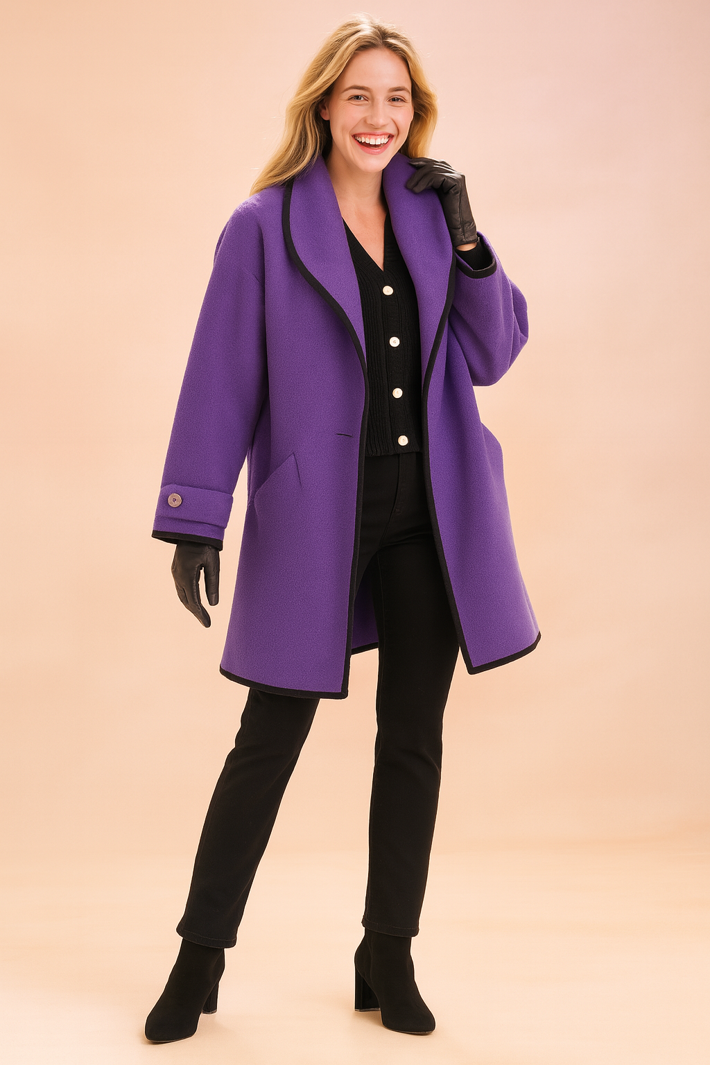 Damensteppjacke Winterbogen