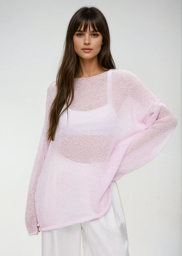 Damen-Strickpullover in Pastelltönen