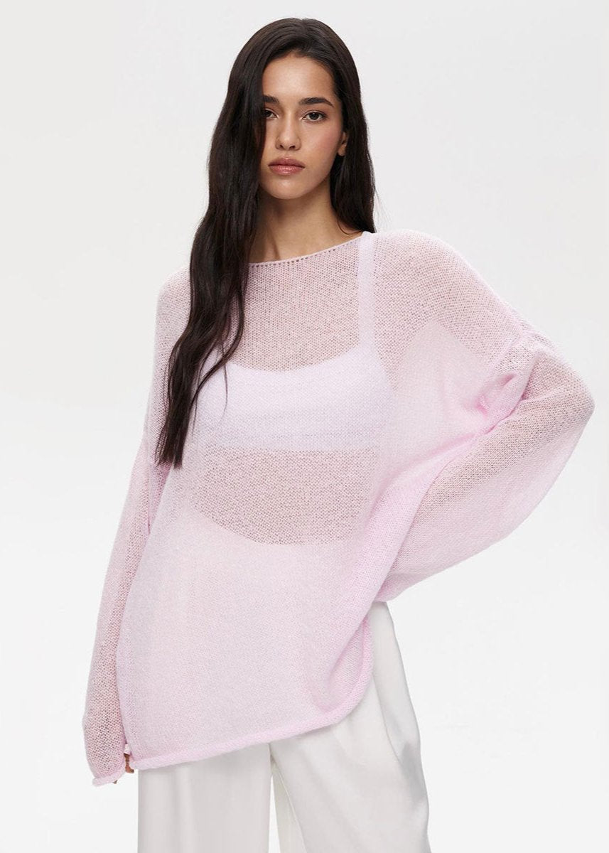 Damen-Strickpullover in Pastelltönen
