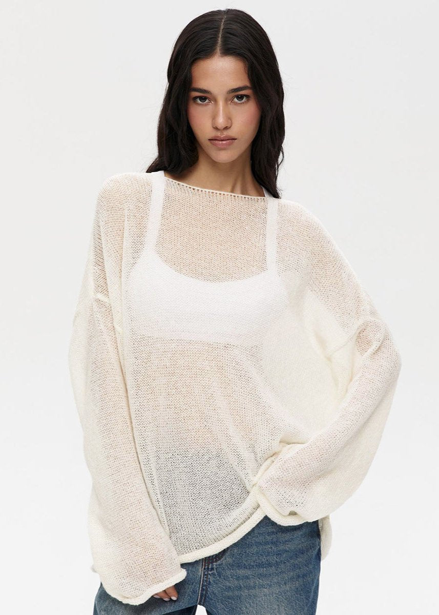 Damen-Strickpullover in Pastelltönen