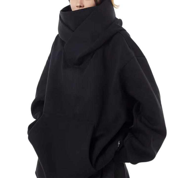Weiter Damen-Kapuzenpullover